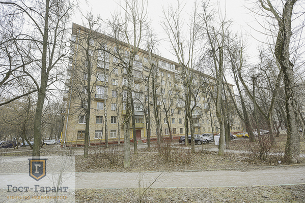 Адрес: Строителей улица, дом 7к2, агентство недвижимости Гост-Гарант, планировка: сталинка, комнат: 2. Фото 14
