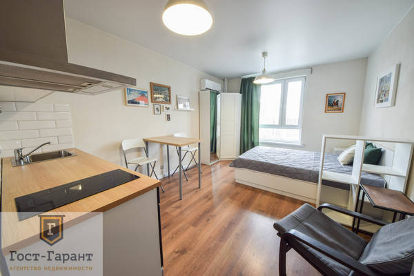 Адрес: Варшавское шоссе, дом 141к12, агентство недвижимости Гост-Гарант, планировка: пик, комнат: 1. Фото 1